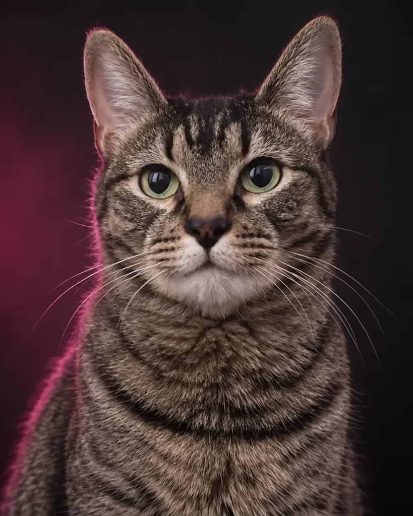 Gary, a gray tabby cat and CatSassy Director of Emotional Escalation